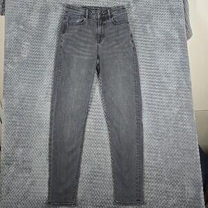 American Eagle Jeans Womens 00 Gray Denim Charcoal‎ Normcore Casual Classicore